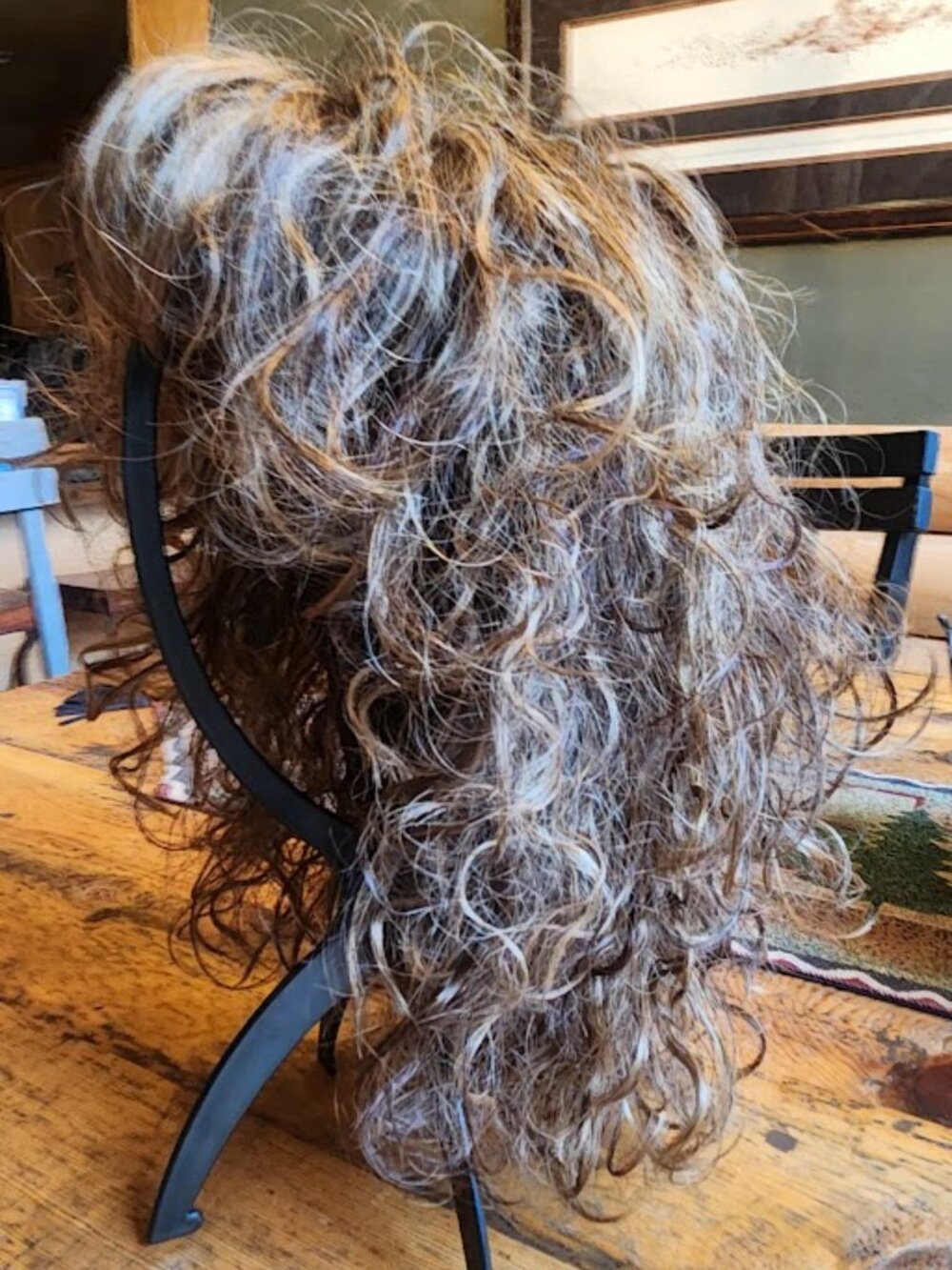 Ellen Wille Design Layered Curly Highlighted Wig Brown Blonde Mix - Picture 3 of 8
